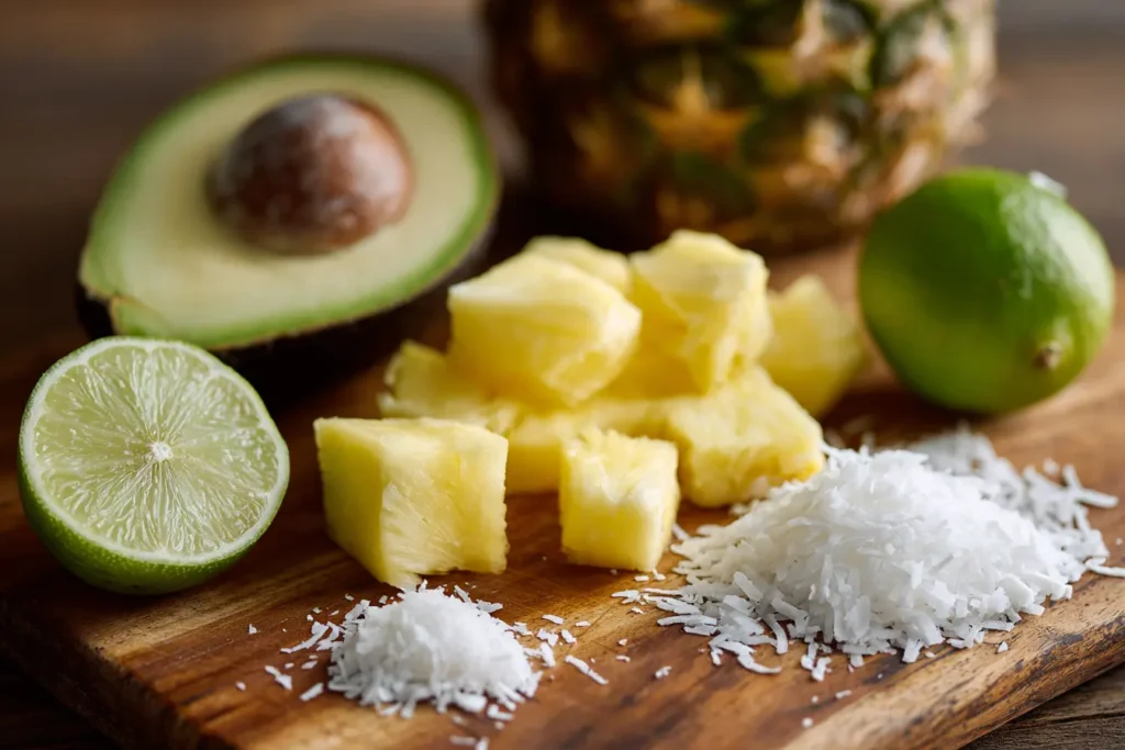 Avocolada smoothie ingredients tropical smoothie cafe