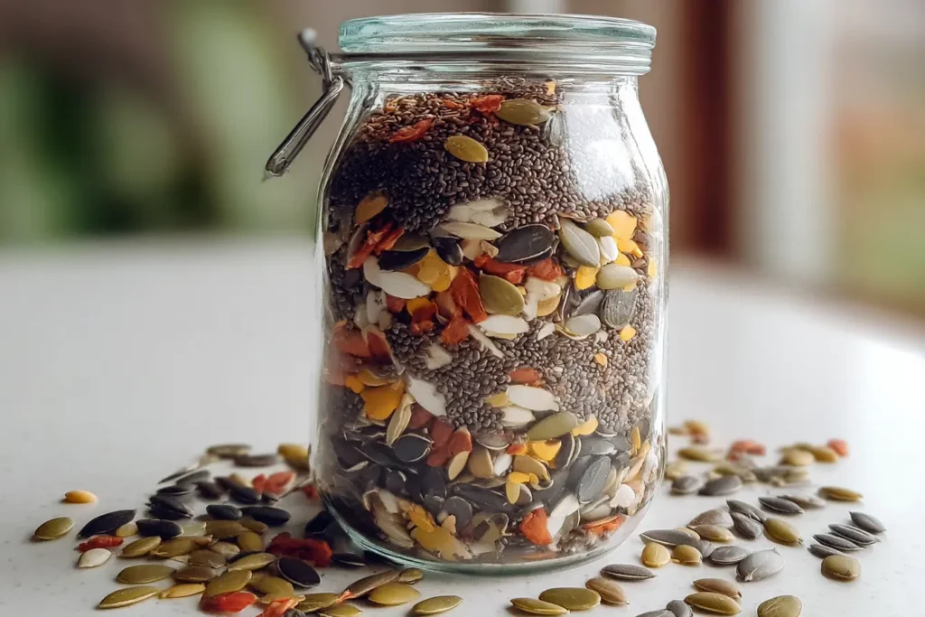 Bariatric seed ritual recipe with chia, flax, fennel, and fenugreek