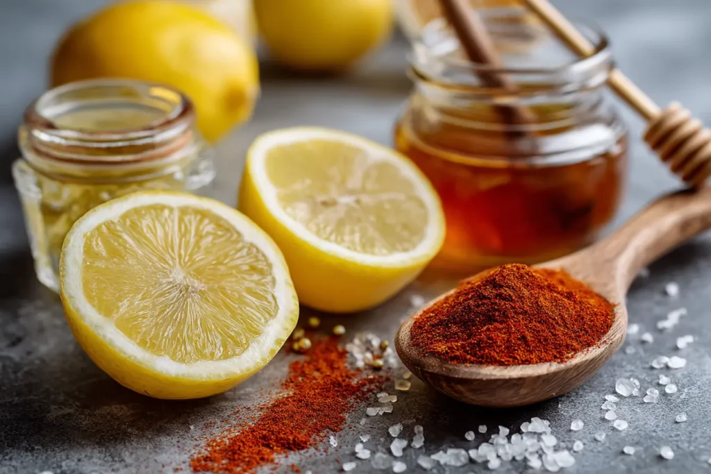 Ingredients used in Emily Martinez natural Mounjaro recipe