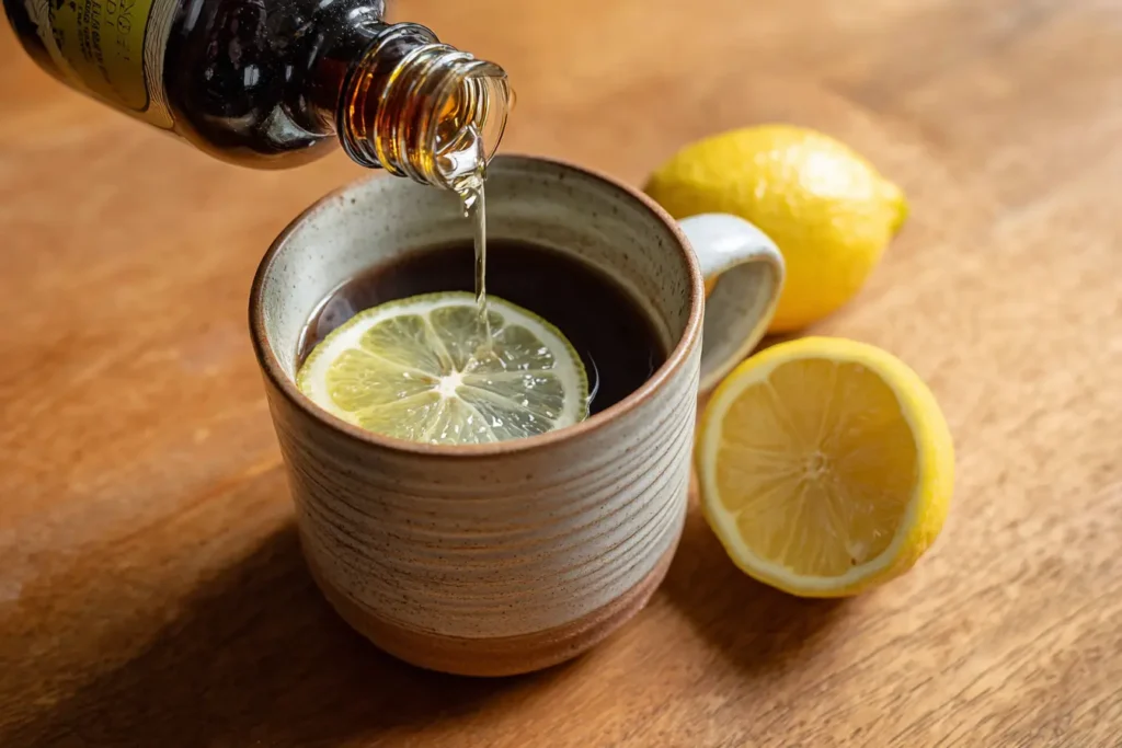 Making Emily Martinez natural Mounjaro drink at home