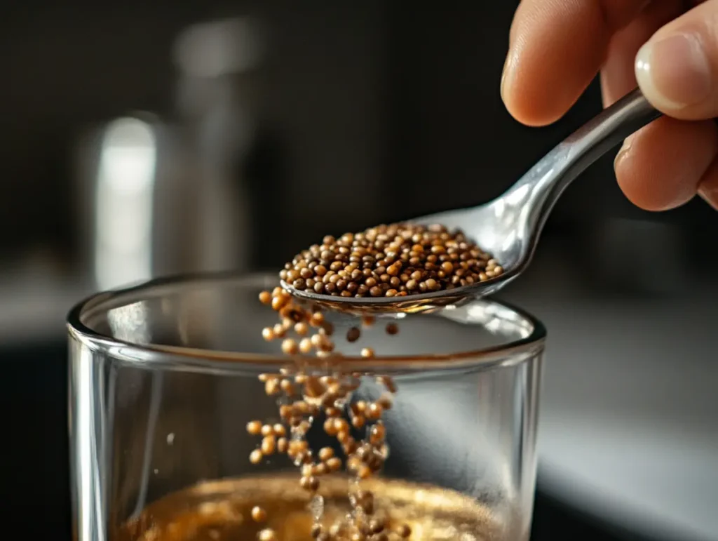 Preparing bariatric seed tonic recipe for weight loss