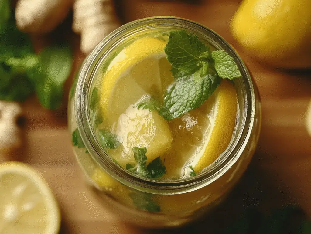 ginger lemon detox drink for weight loss recipe
