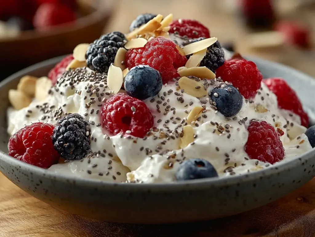 healthy desserts recipes for weight loss - Greek yogurt parfait