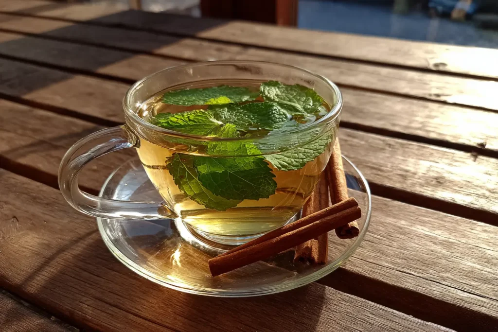 lemon balm apple tea recipe for weight loss