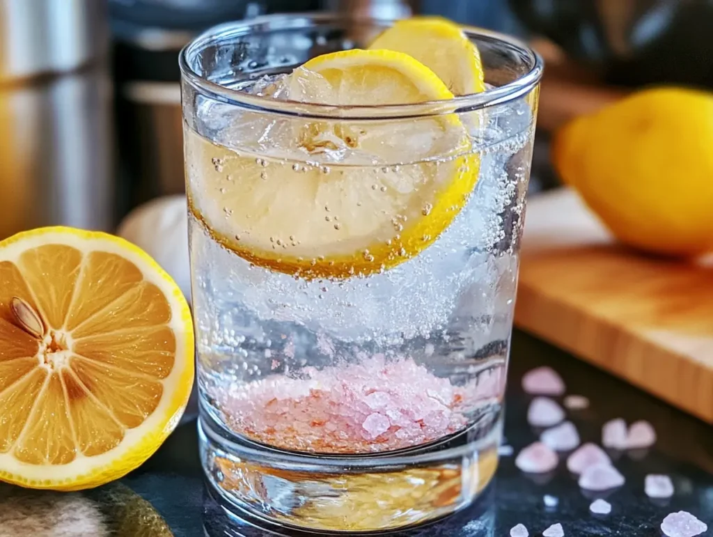 pink salt weight loss recipe detox water glass