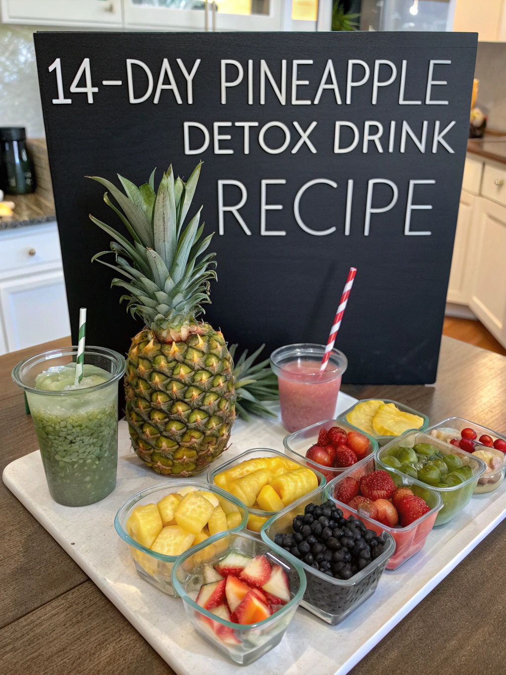 14 day pineapple detox drink recipe