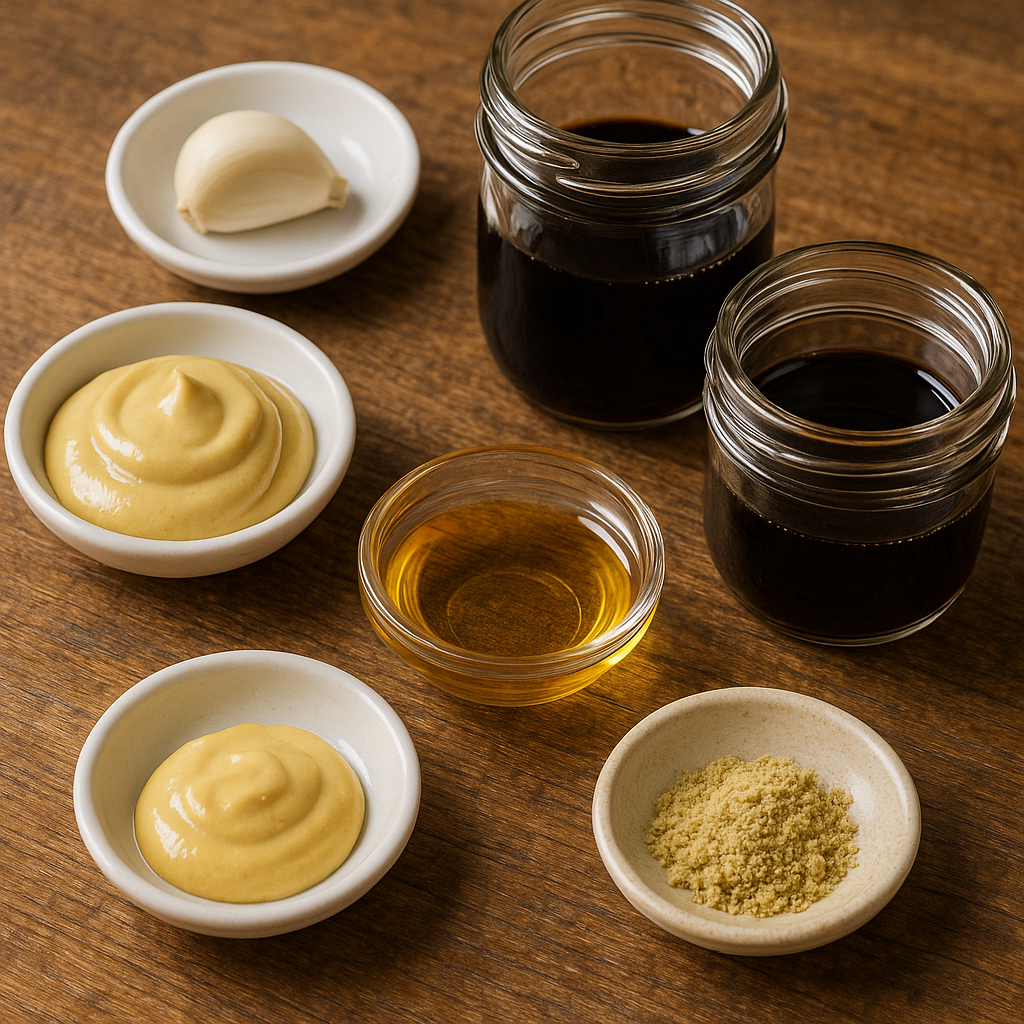 All the essentials for a perfect vinaigrette