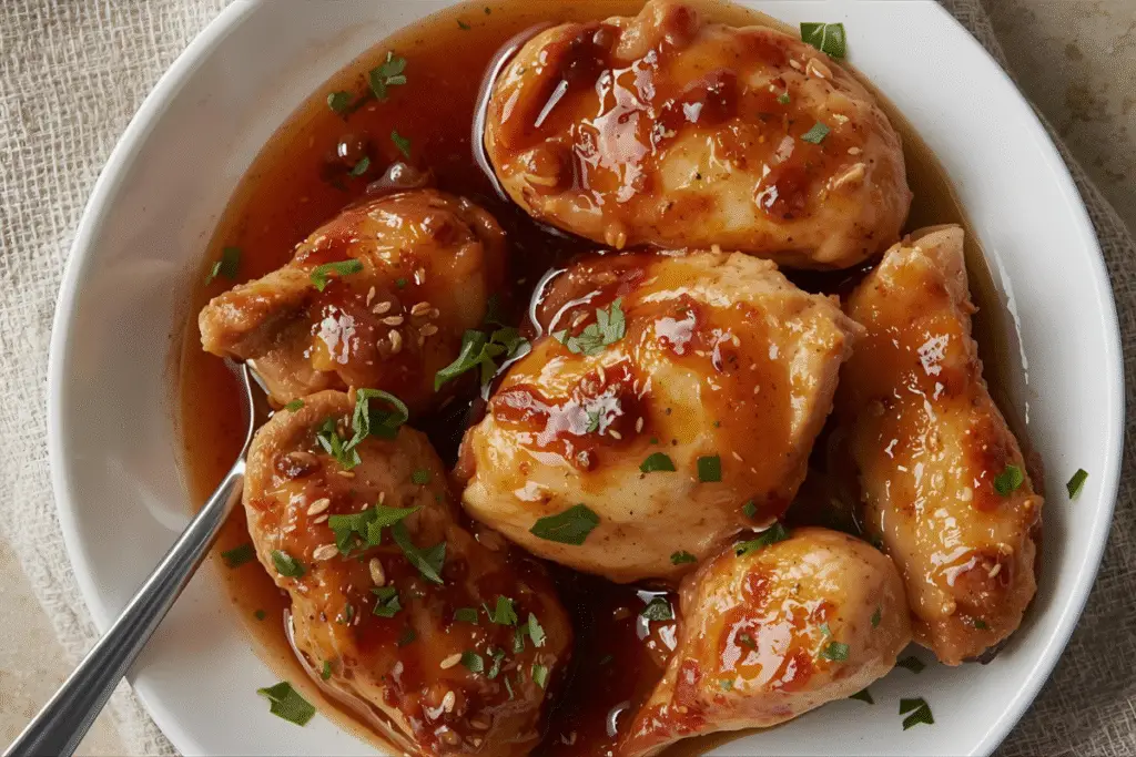 Bourbon chicken