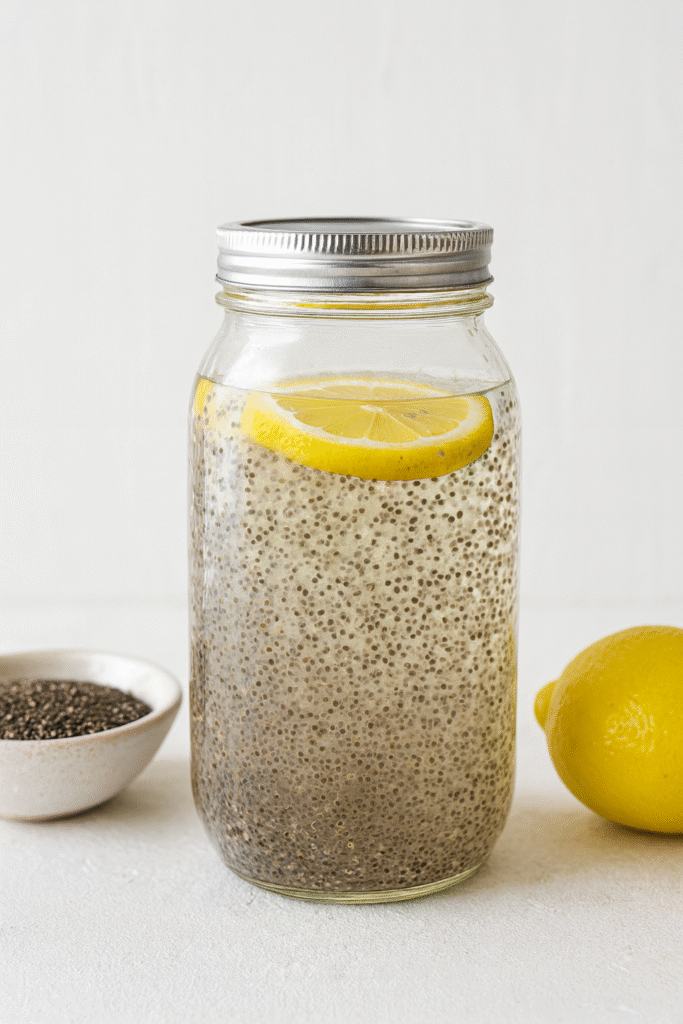 Chia seeds water