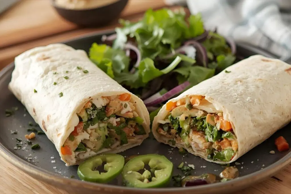 Chicken Avocado Ranch Burritos