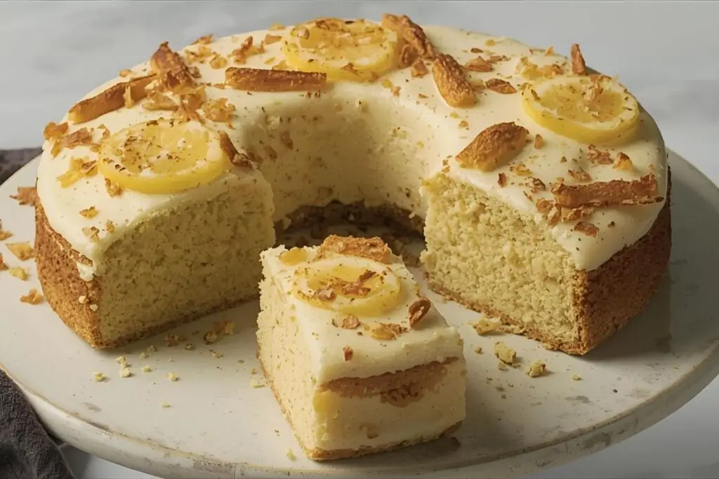 Lemon Poppy Seed Pudding Cake