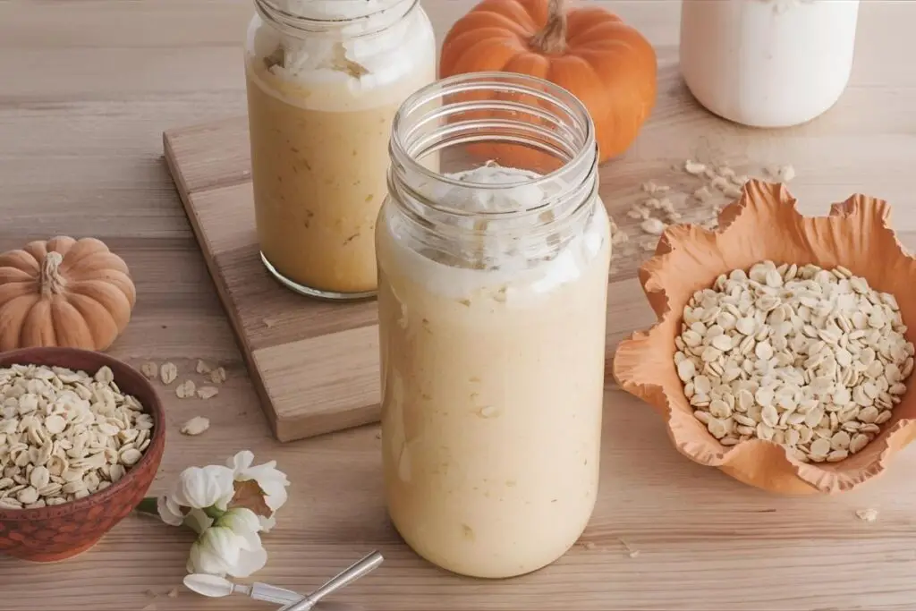 Pumpkin Cheesecake Overnight Oats ingredients
