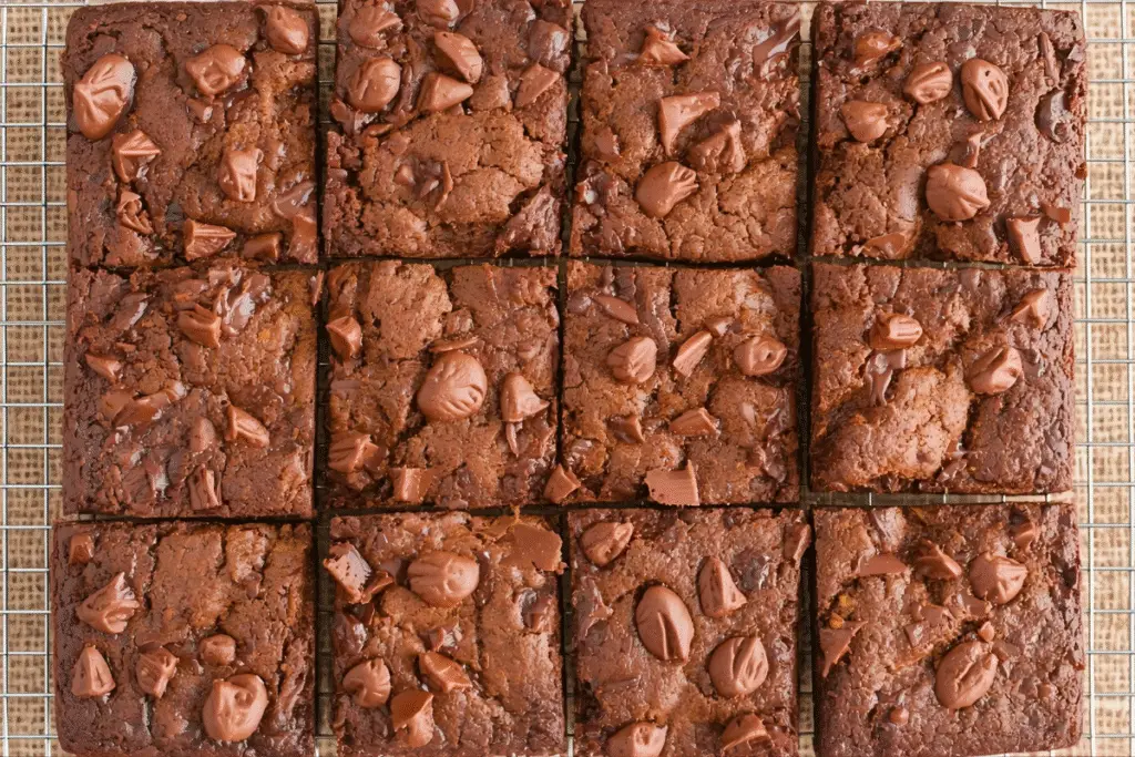 Pumpkin brownies