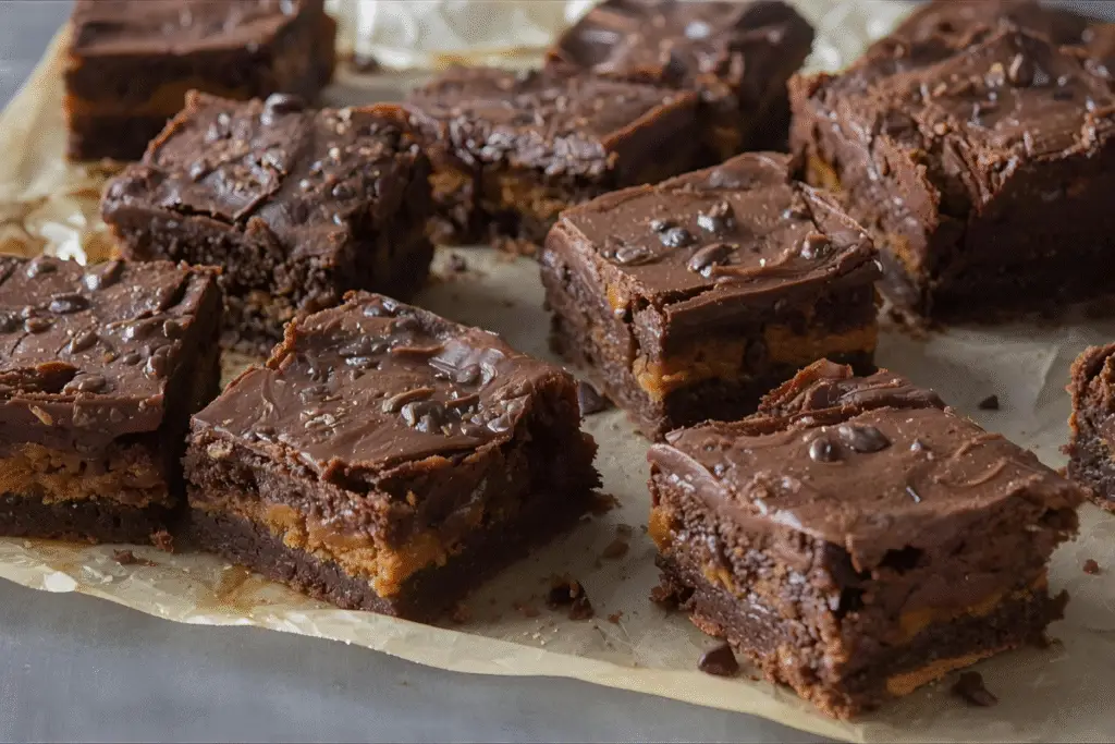 Pumpkin brownies