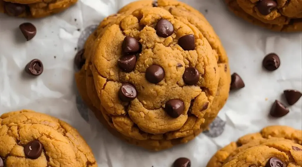 Pumpkin chocolate chip cookies