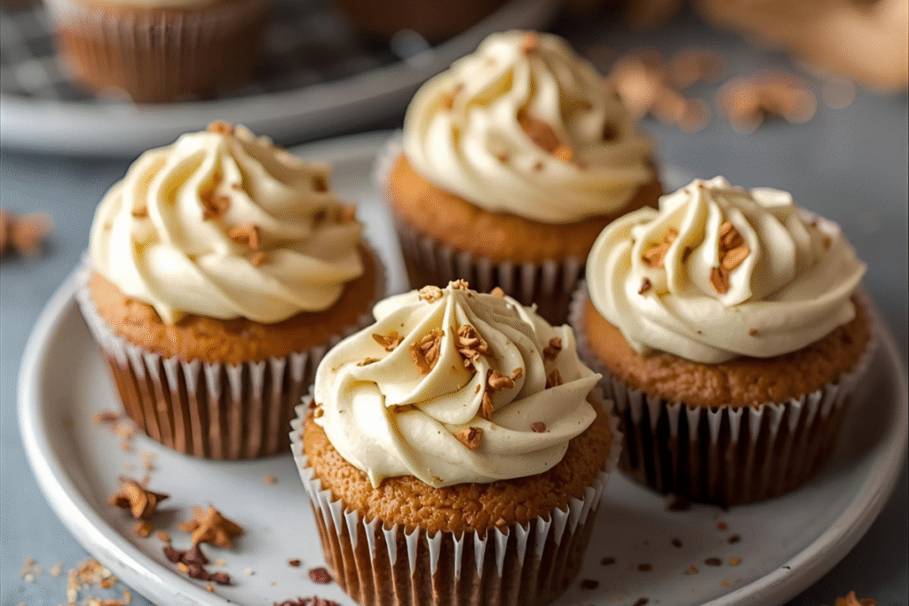 Pumpkin cupcakes