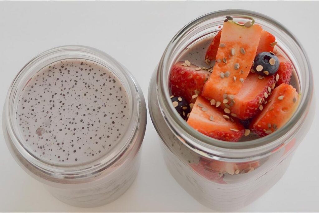 Banana Coconut Milk Chia Seed Pudding