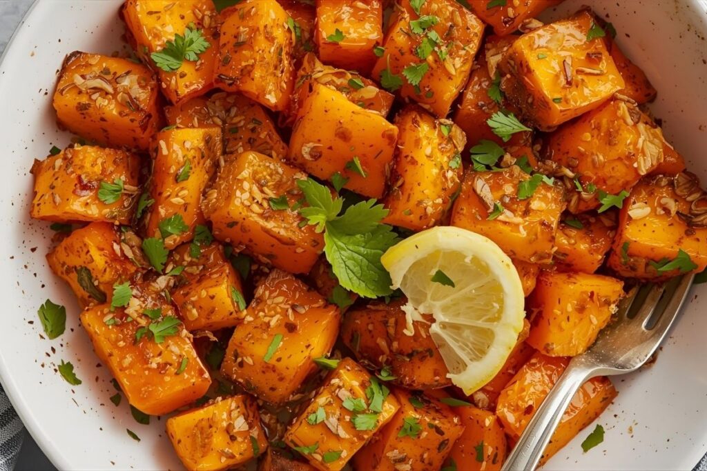 Brown Sugar Roasted Butternut Squash