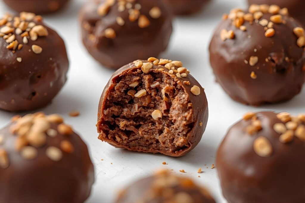 Chocolate Chickpea Protein Balls Gluten-Free Recipe
