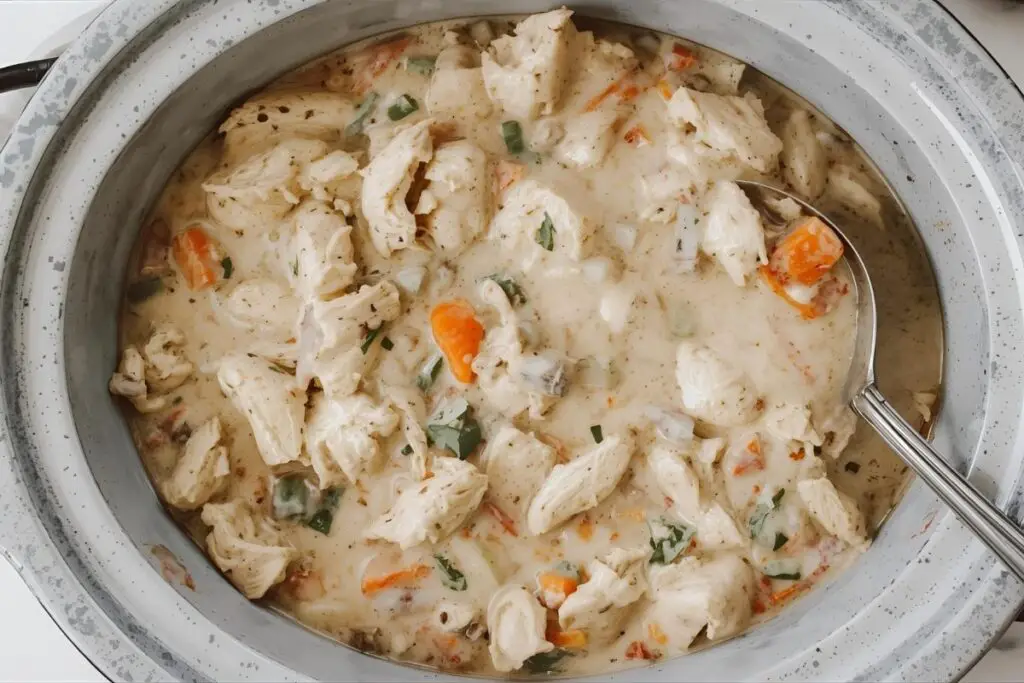 Creamy Crockpot White Chicken Chili Recipe