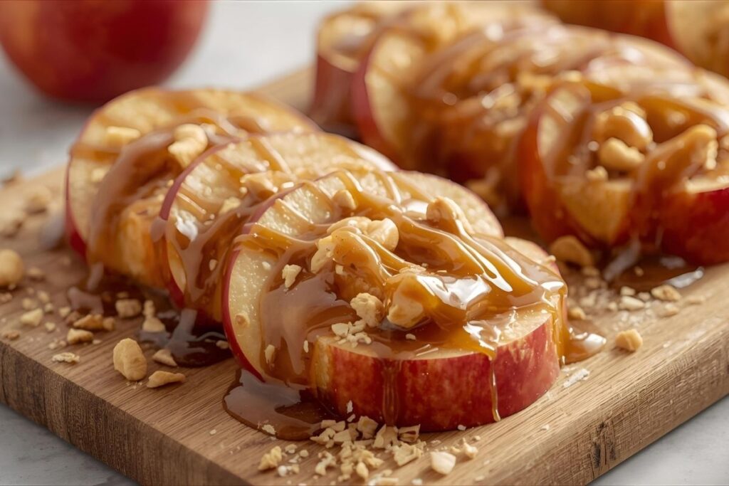 Samoa Caramel Apple Slices with Cashew Butter Recipe