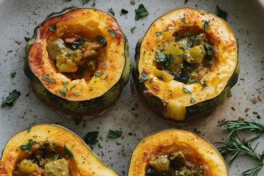 Roasted Acorn Squash Recipe