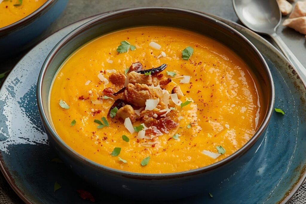 Roasted Butternut Soup with Apple