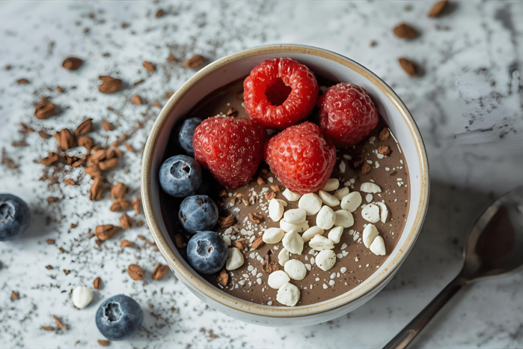 Chocolate chia pudding