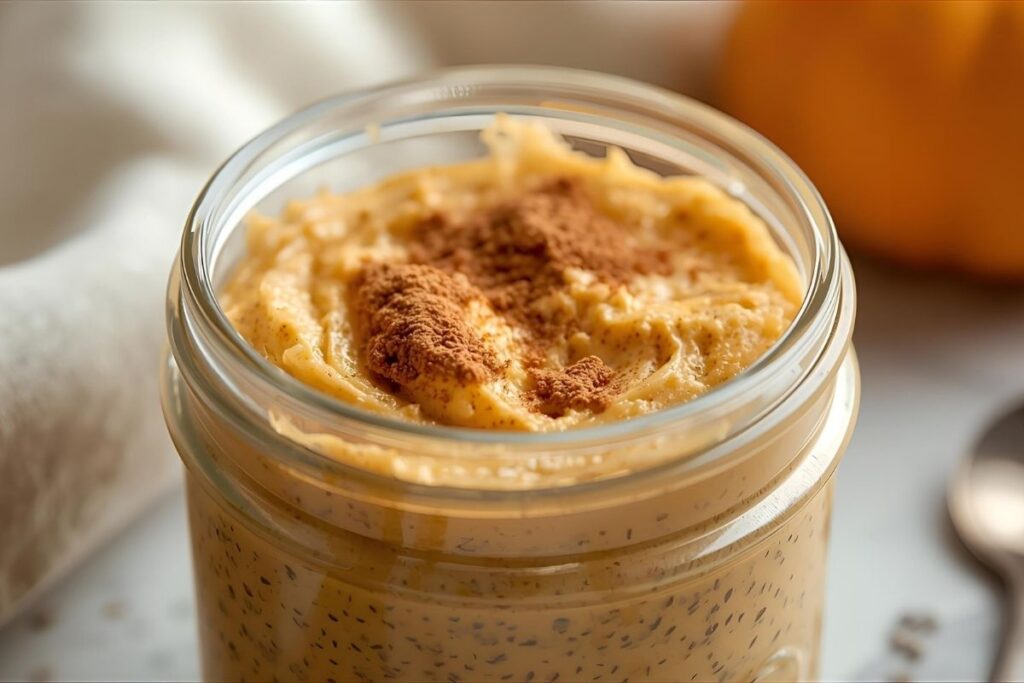 Pumpkin chia seed pudding