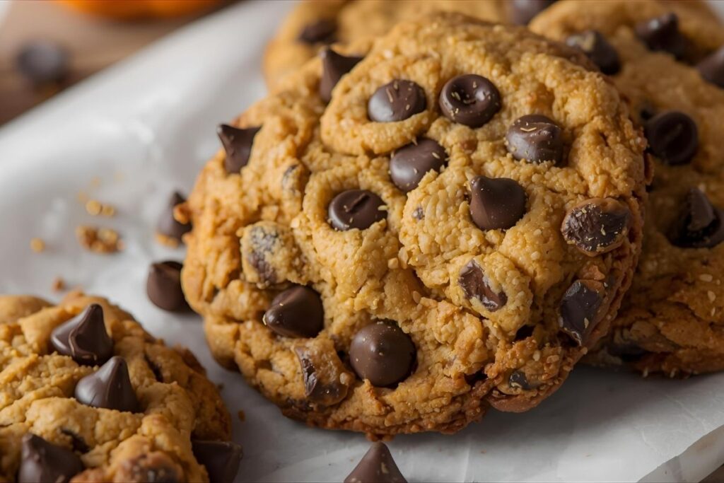 Pumpkin chocolate chip cookies