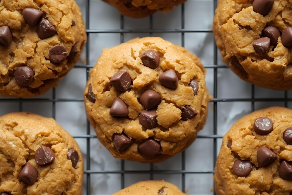 Pumpkin chocolate chip cookies