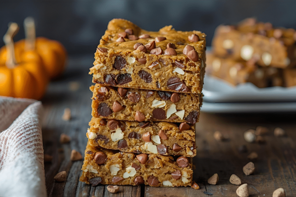 Weight Watchers Pumpkin Chocolate Chip Bars