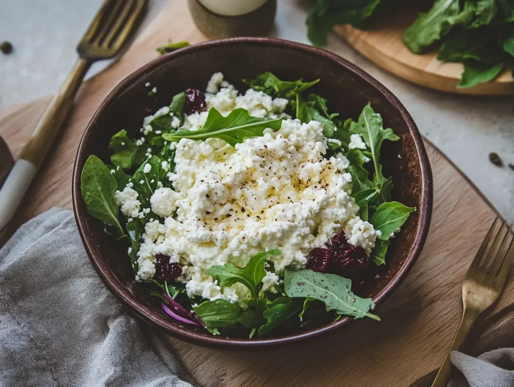 cottage cheese and apple cider vinegar salad for weight loss