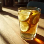 Emily Martinez natural Mounjaro detox drink in glass