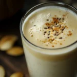 Homemade pumpkin seed milk recipe with raw seeds