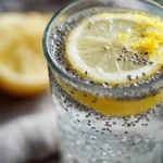 Zepbound natural recipe fat-burning drink with lemon and chia