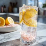 ice water hack for weight loss recipe drink with lemon and pink salt