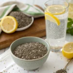 Chia Seeds and Lemon Water