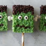 Frankenstein Rice Krispie Treats