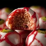 No bake Halloween Bloodshot Eyeballs Candy
