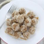 Healthy Caramel Apple Bites